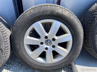 hliníkové disky + zimne pneu VW Touareg 235/65/R17 - 2