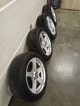 Predám alu disky zo zimnými gumami 205/55/r16 - 2