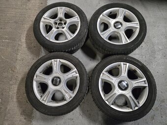 Hliníkové disky 5x100 + letné pneu 185/55r15 - 2