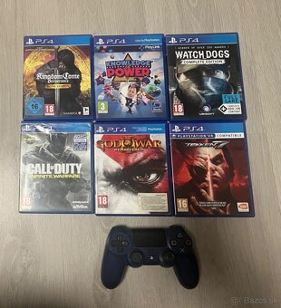 PS4 Slim 500GB+ 2 ovládače , nabíjacia stanica - 2