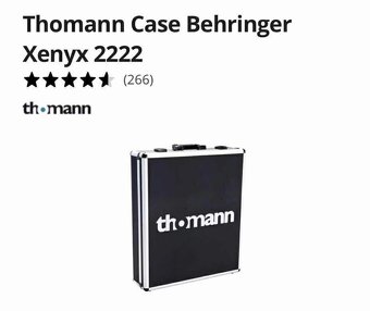 TOP STAV - Behringer Xenyx 2222 USB + originál Thomann kufor - 2