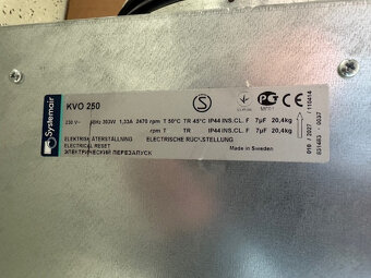 Ventilator Systemair KVO 250+regulator 504 - 2