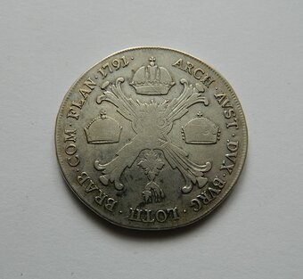 Predám 1 toliar 1791 H Leopold I. - 2