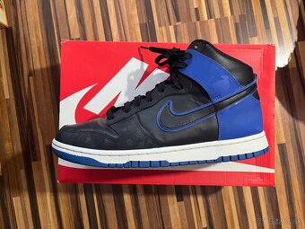 NIKE dunk high SE camo black royal - 2