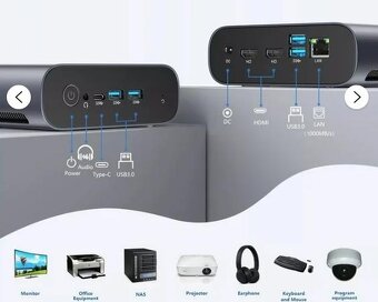 Mini PC Desktop Computer, Core i5-8279U 4.1GHz - 2