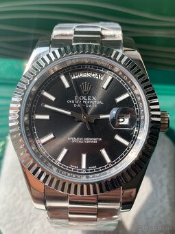 Rolex Day-date Platinum, Čierne, Nové, 40mm - 2