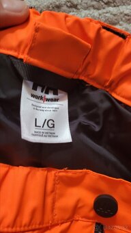 nové zimné nohavice Helly Hansen hi-vis, nepremokavé - 2