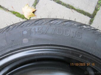 dojazdové koleso 115/70 R15 4x114,3 - 2