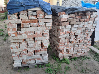 Červená pálená tehla - 2 palety - 2