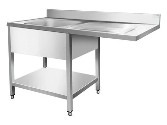 Nerezový jednodřez s odkapávací plochou - 2