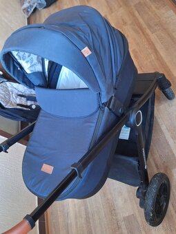 PETITE&MARS Kočík kombinovaný 2v1 Trails Anthracite Blue - 2