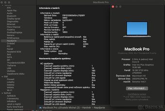 Predám MacBook PRO 13" 2020, i5 2GHz / 16GB RAM / 500GB SS - 2