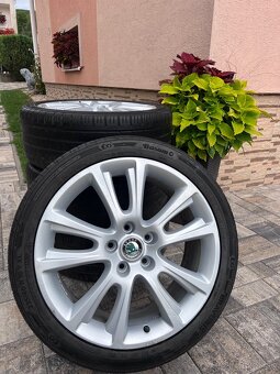 Škoda original r18 disky/elektrony 5x112 Zenith - 2