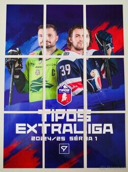 Hokejové kartičky TIPOS EXTRALIGA 2024/2025 - PUZZLE - 2
