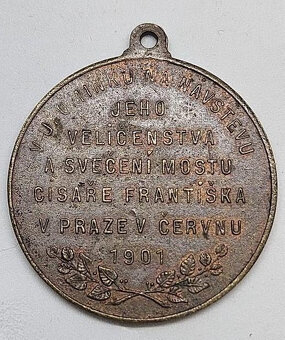 Medaila F.J.I. Rakúsko - Uhorsko - 1901 - Christlbauer - 2