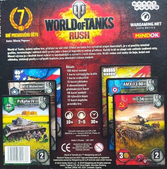 Spoločenská hra World of tanks - 2