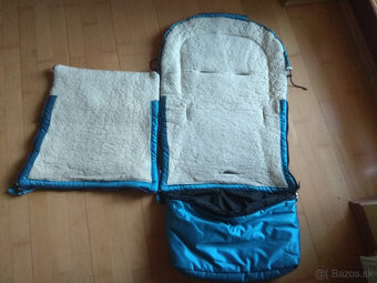 Fusak womar 3v1 s ovčim runom - 2