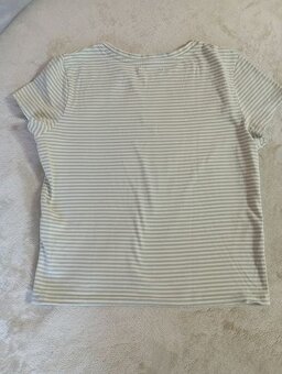 Zelené pásikavé tričko esmara - 2