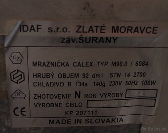 Mraznička 90 litrov - 2