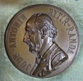 Medaila Antonín Rytir Randa z roku 1898 od Šantrucka - 2