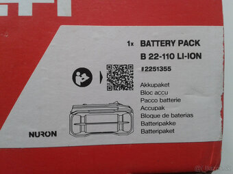 Hilti bateria B 22-110 Li-ion - 2