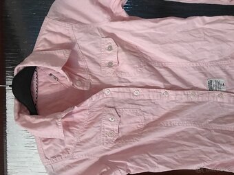 TOMMY HILFIGER originál damska pudrova bluzka S - 2