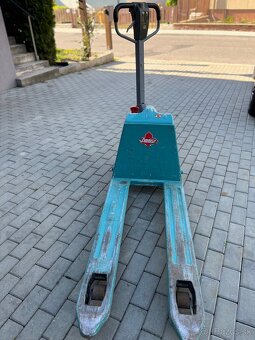 Ručne vedený elektrický paletový vozík 1,3 Ton - 2