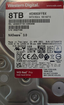 2x WD RED Pro 8TB (7200rpm) - 2