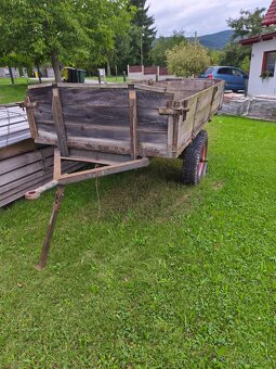 Dvojkolesova vlečka za traktor - 2
