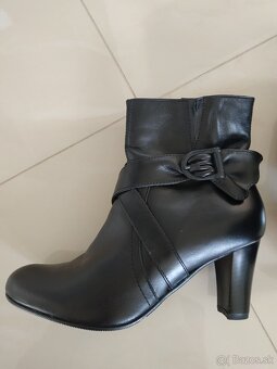 Kožené čižmy, veľkosť 40 - 2