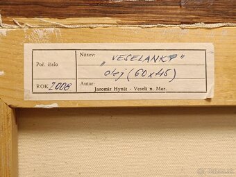 Obraz Veselanky, Jaromír Hynšt, olej 48x64 - 2