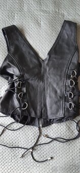 Dámska kožená vestička - 2