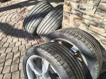 Elektróny 5x112 R17 + letné pneu. - 2