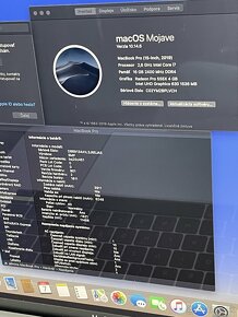 MacBook Pro 15 touchbar (2019) i7 2,6GHz, 16GBram, 256GBssd - 2