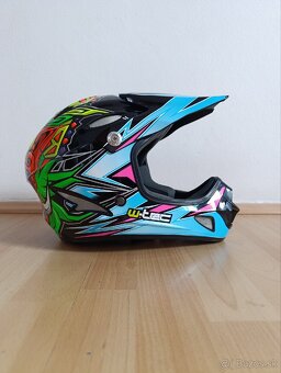 Downhill prilba W-Tec FS-605 Allride-Blue Ritual - 2