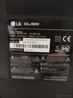 LG 43LJ500V - 2