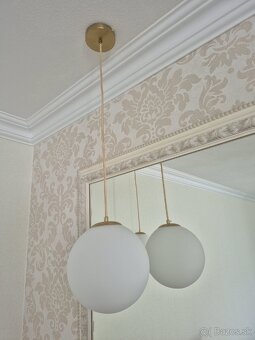 Sklenena zavesna lampa/luster - 2