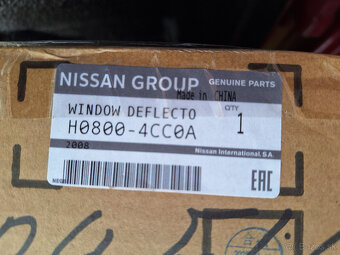 Okenné deflektory na Nissan X-Trail T32 - 2