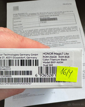 HONOR Magic 7 lite nový - 2