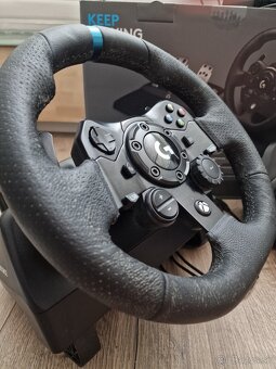Predám herný volant logitech g923 xbox edícia + radiaca páka - 2
