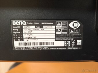 PREDAM MONITOR 27" BenQ GL2760 - 2