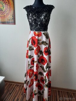 NOVE Spoločenske šaty veľ. 36-38 +šal - 2