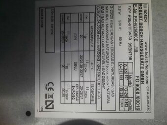 Predám plynovú varnú dosku - 2