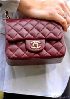 Chanel mini burgundy - 2