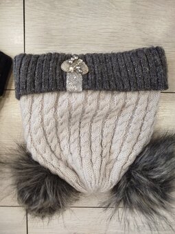 Dievčenské zimné čiapky - 2