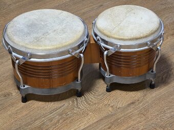 Masívne drevené bongo bubny – poctivý nástroj - 2
