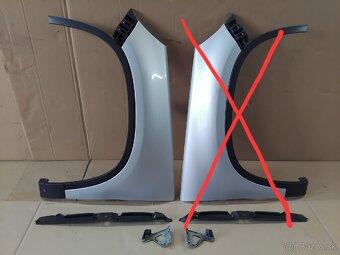 predné blatníky Tiguan - LA7W 8E8E - 2