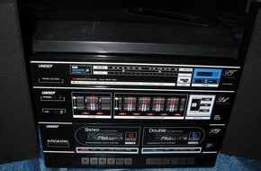 Retro hifi systém UNISEF MZ-2000 - rádio, kazety, gramofón - 2