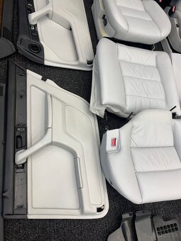 Biely interiér pre bmw e32 long - 2