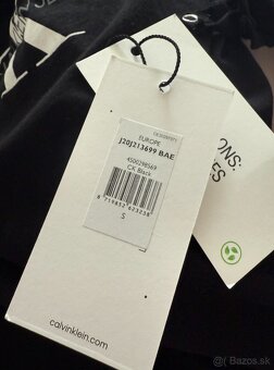 Čierne tričkové minišaty Calvin Klein nové s visačkami - 2